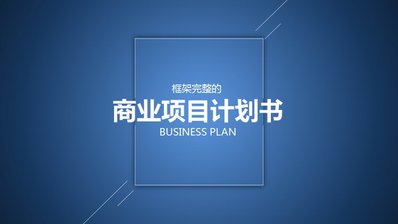 商业项目计划书